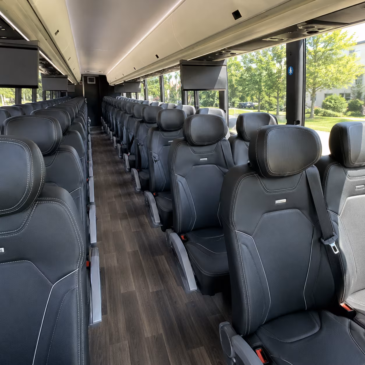 Fort Worth School Event Transportation party bus exterior