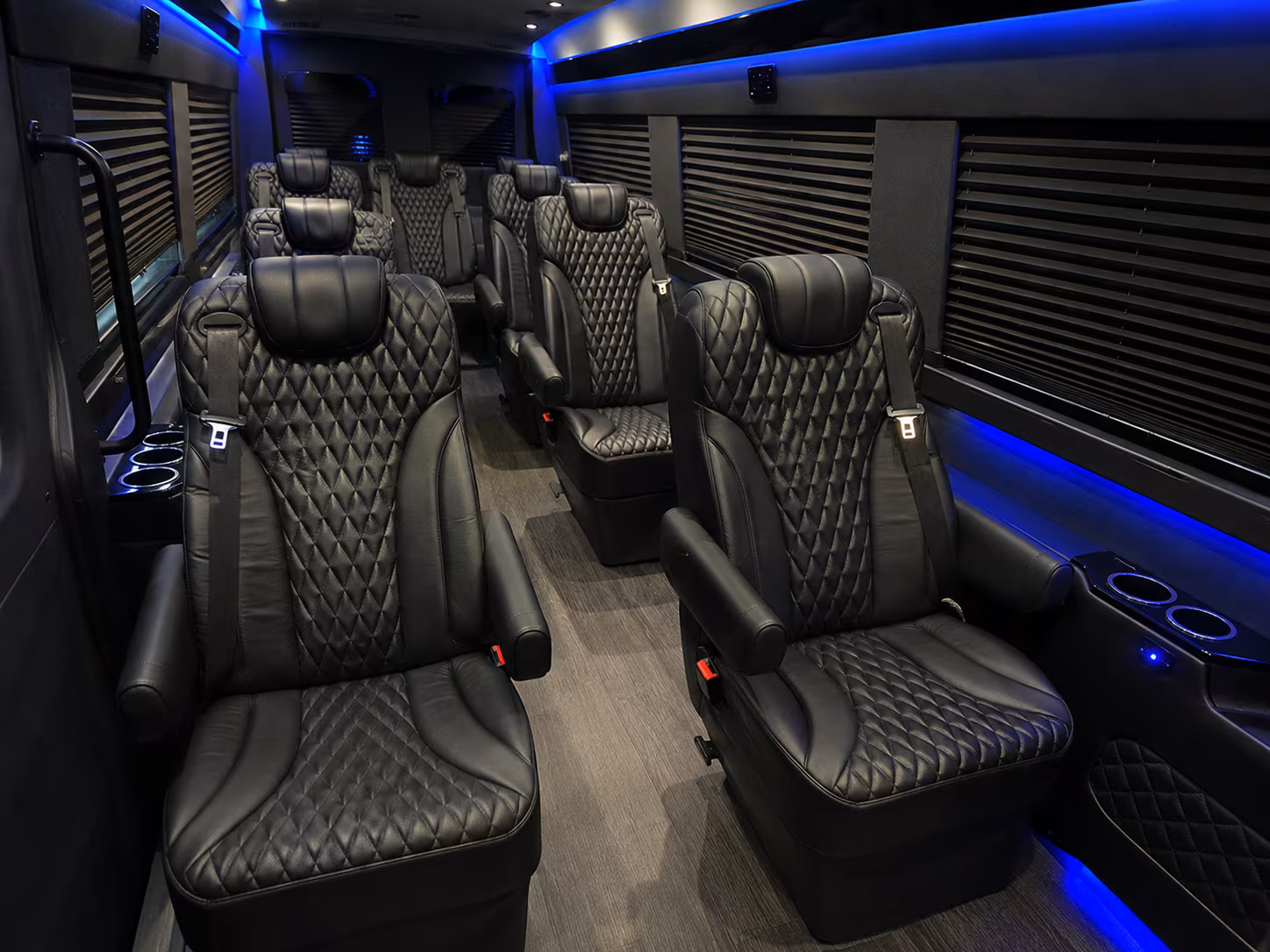 Fort Worth School Event Transportation party bus exterior