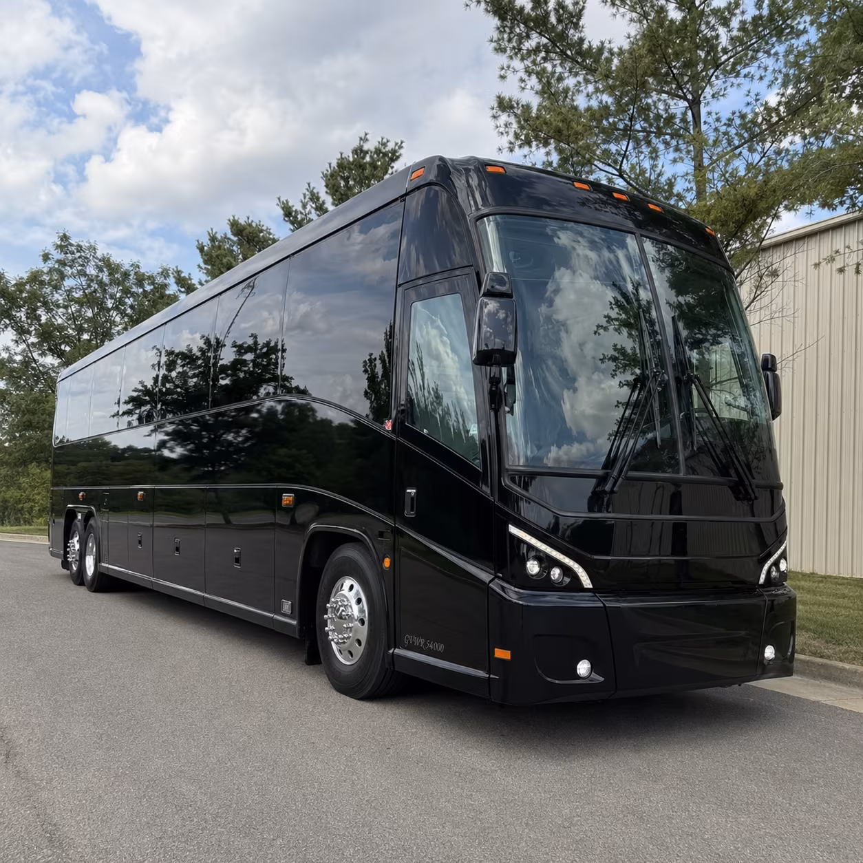 Fort Worth School Event Transportation party bus interior