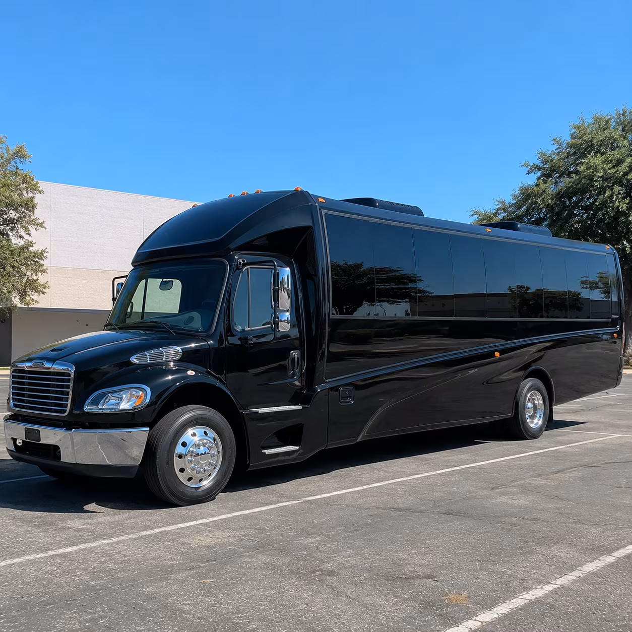Fort Worth School Event Transportation party bus exterior